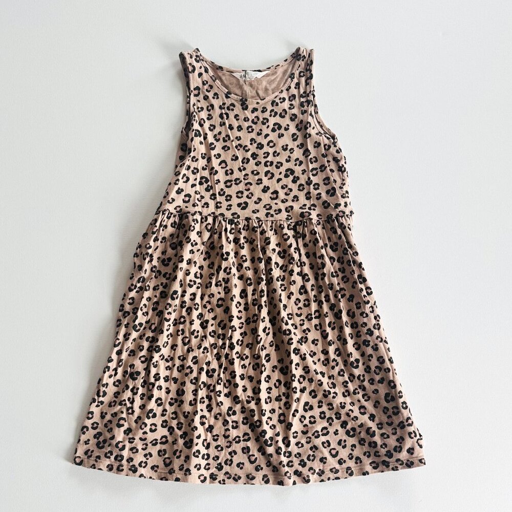 H&M Leopard Print Tank Dress — Size 8-10 (134/140)